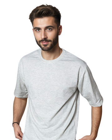 Mens Oversized OFF-WHITE T-Shirt