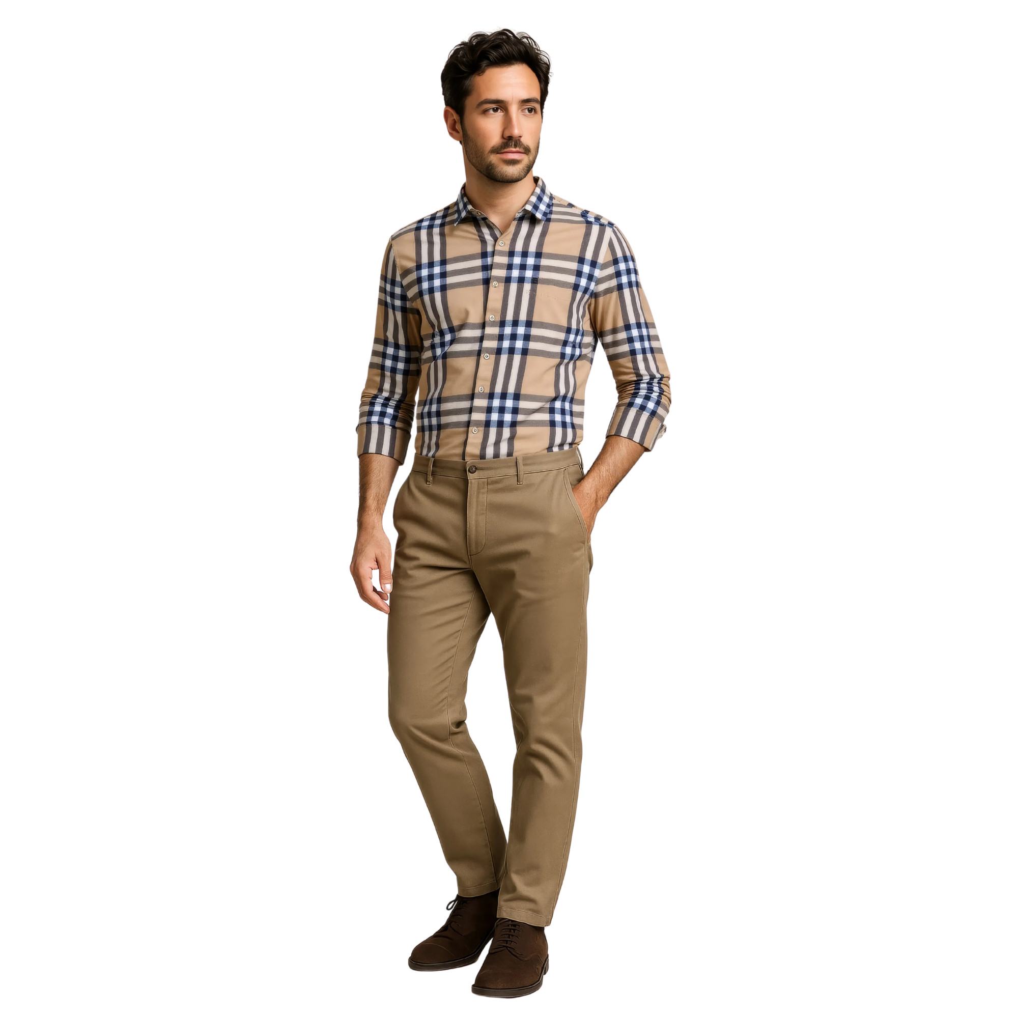 Mens Cotton Check Shirts
