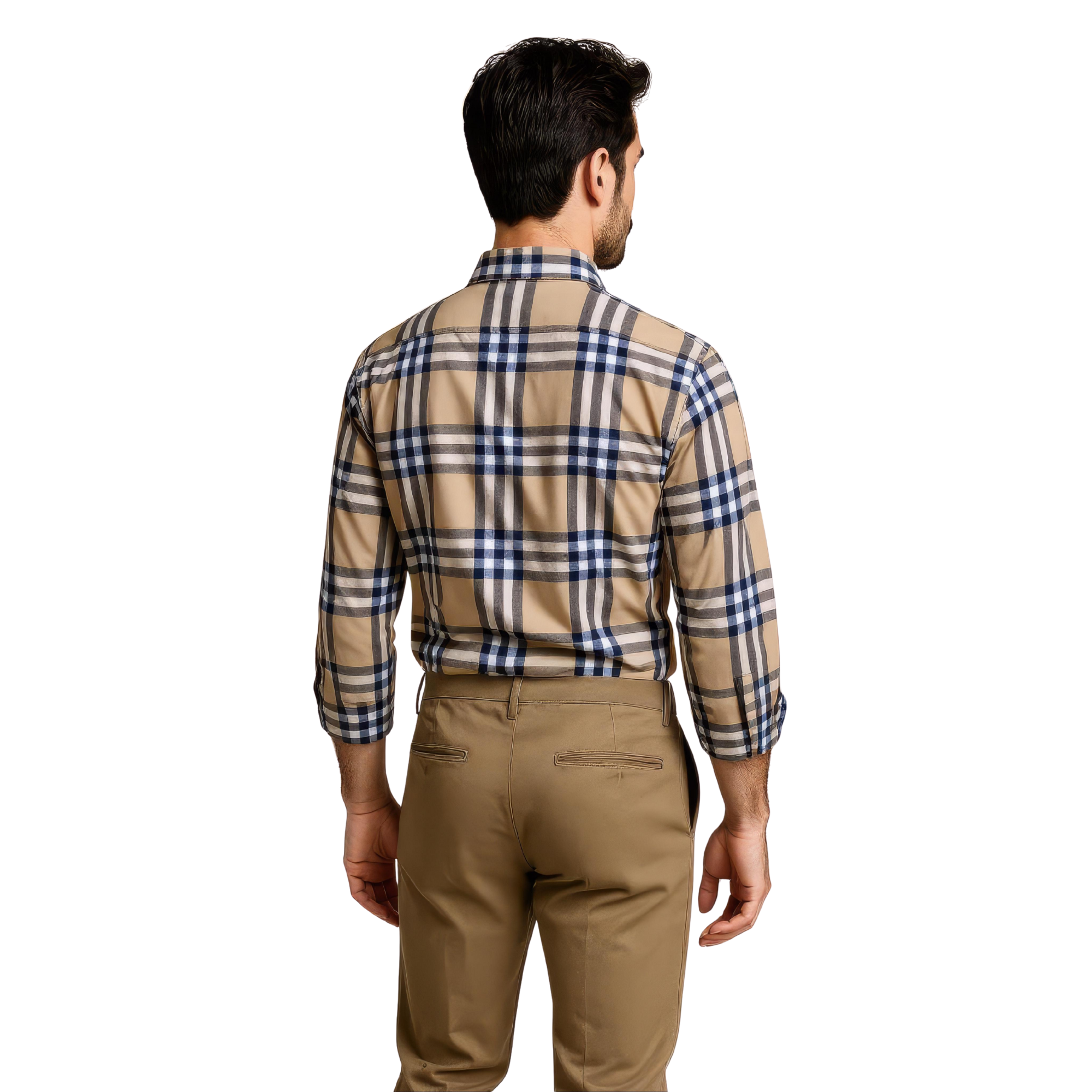 Mens Cotton Check Shirts