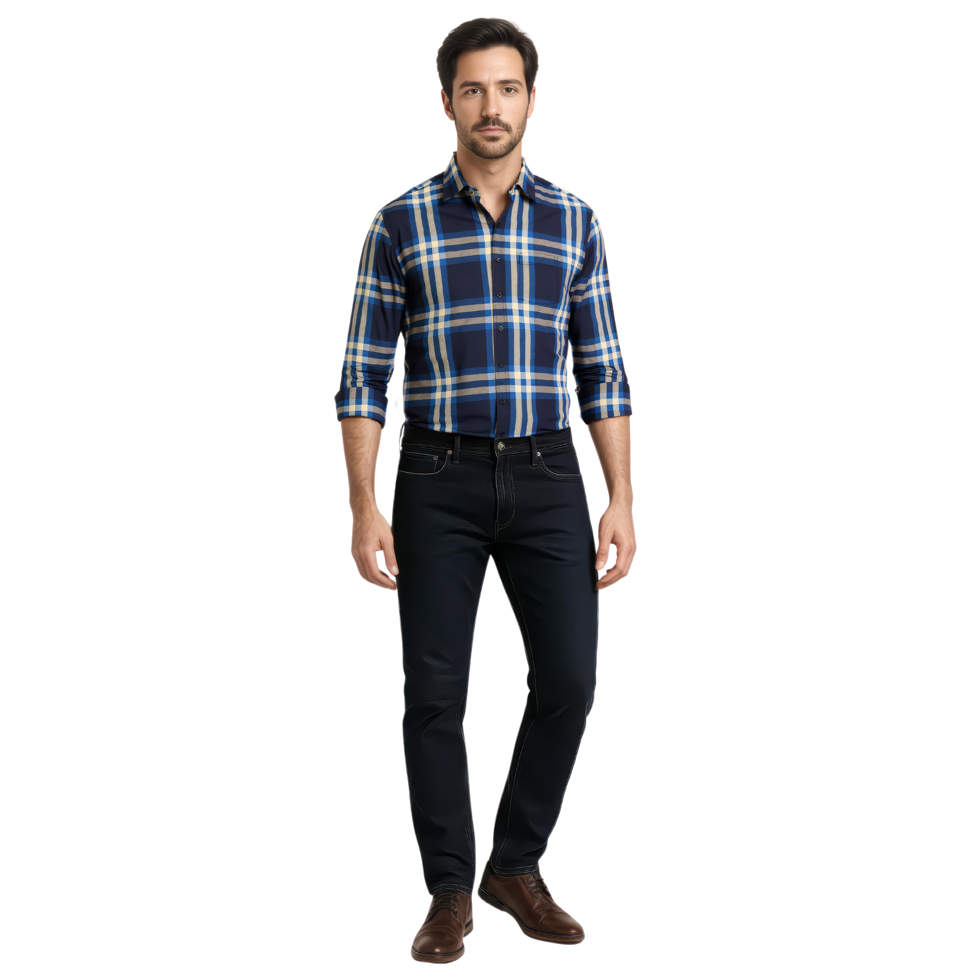 Mens Cotton Check Shirts