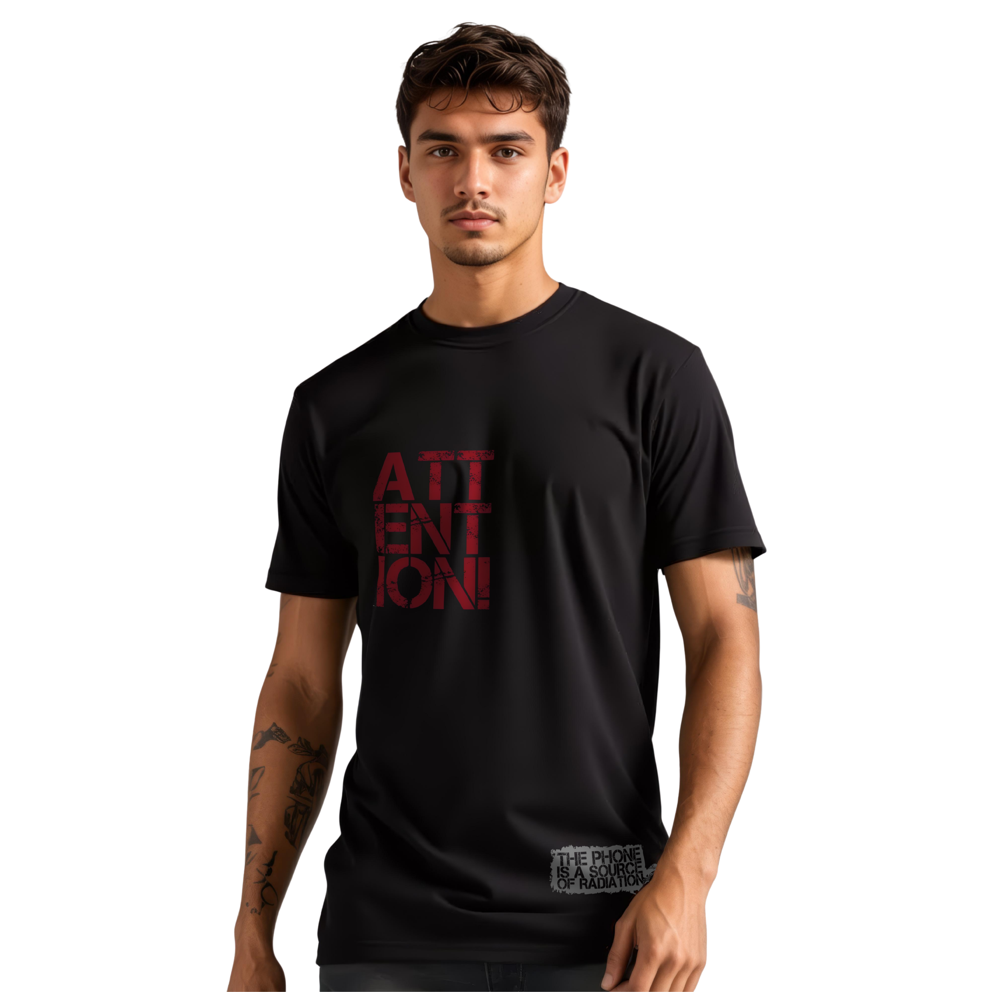 Premium Cotton Lycra T-Shirt for Men – Soft, Stretchable & Perfect Fit ( Black )