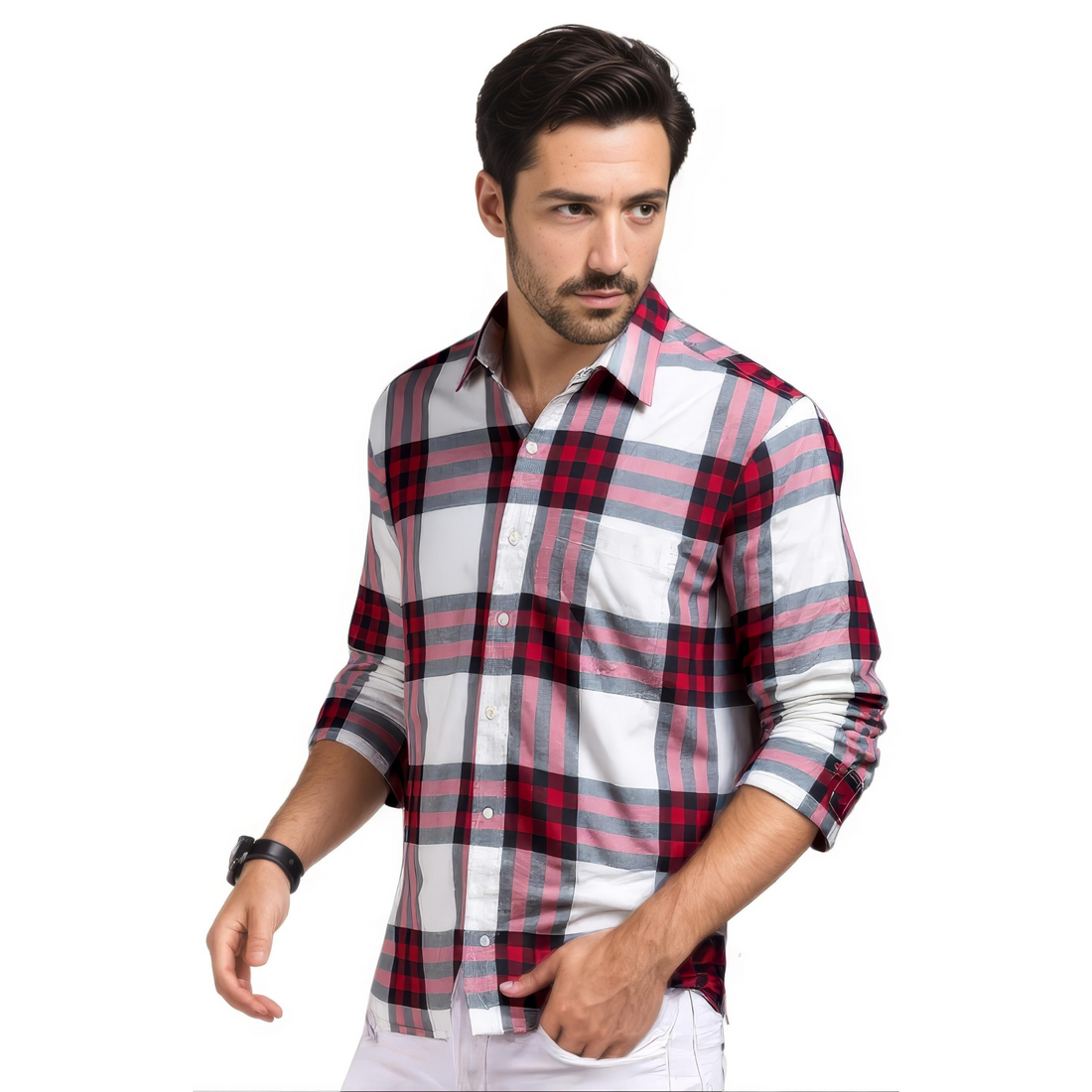 Mens Cotton Check Shirts
