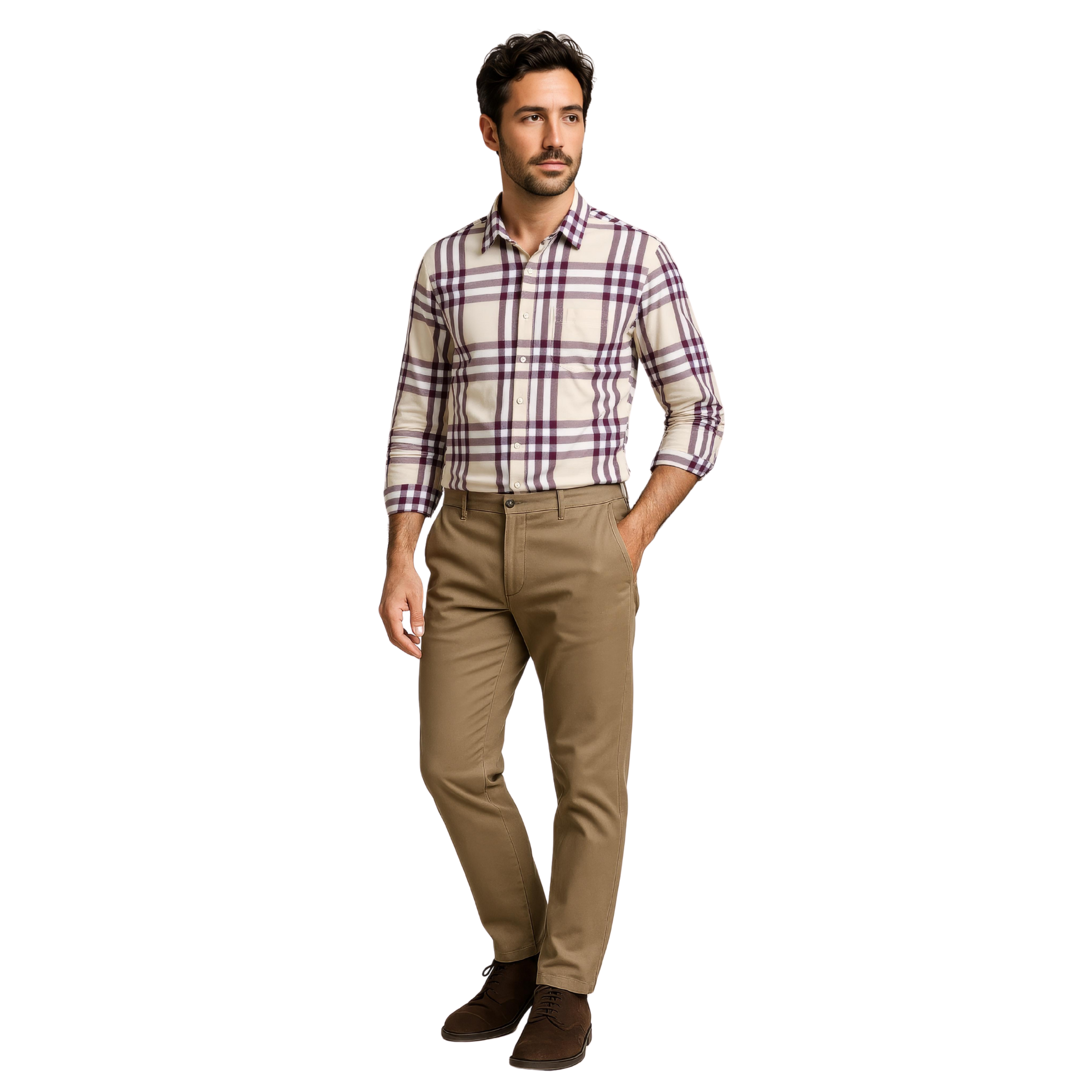 Mens Cotton Check Shirts