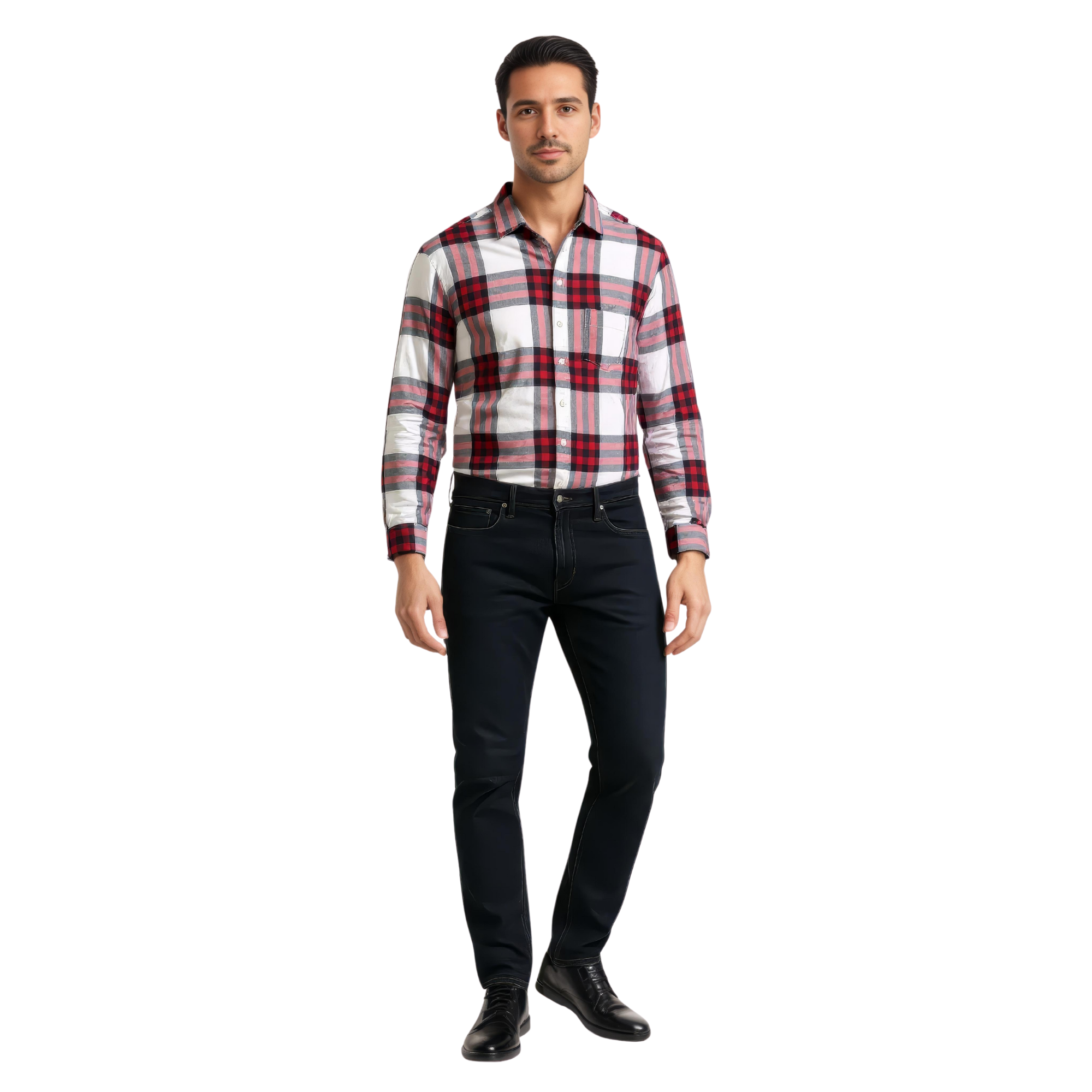 Mens Cotton Check Shirts