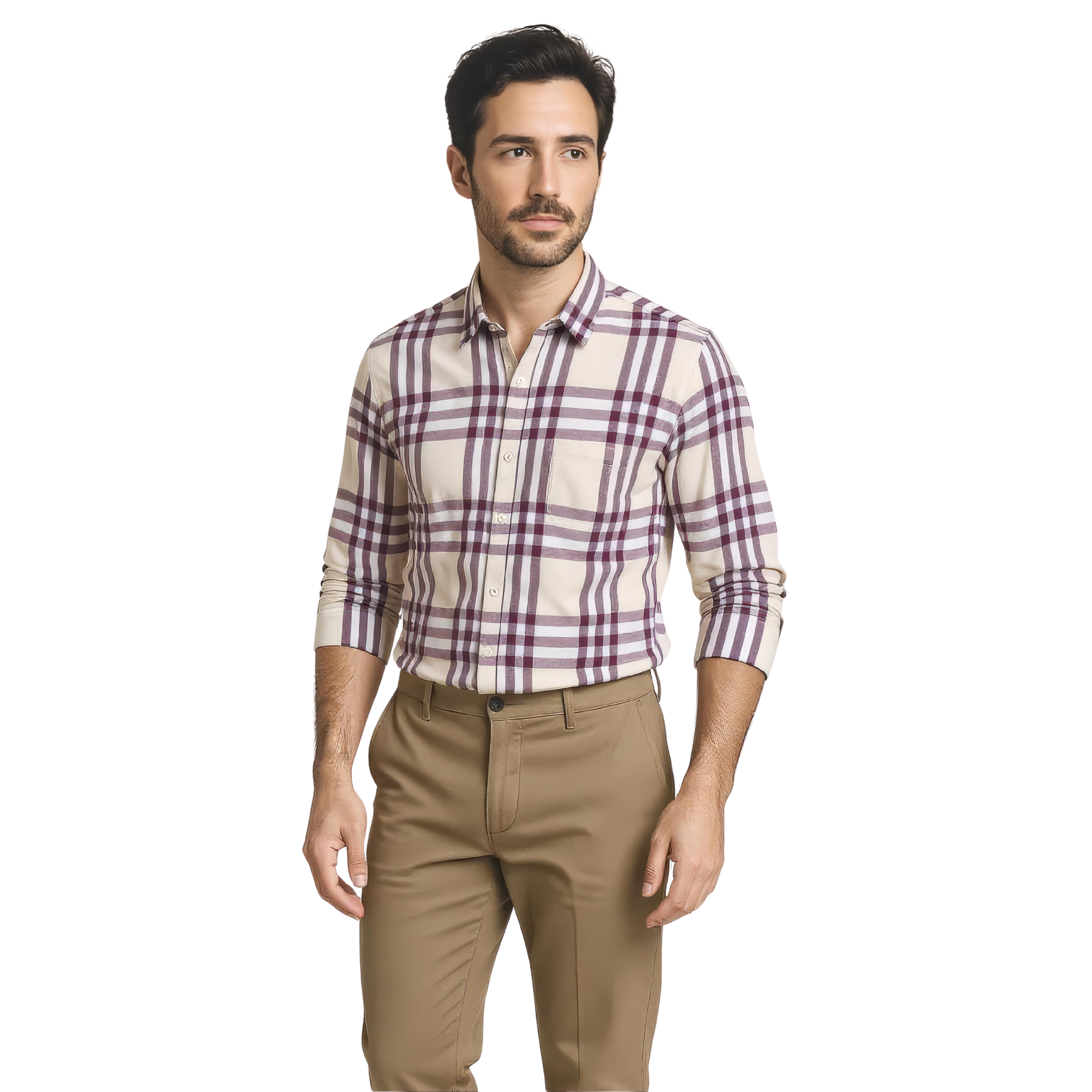 Mens Cotton Check Shirts