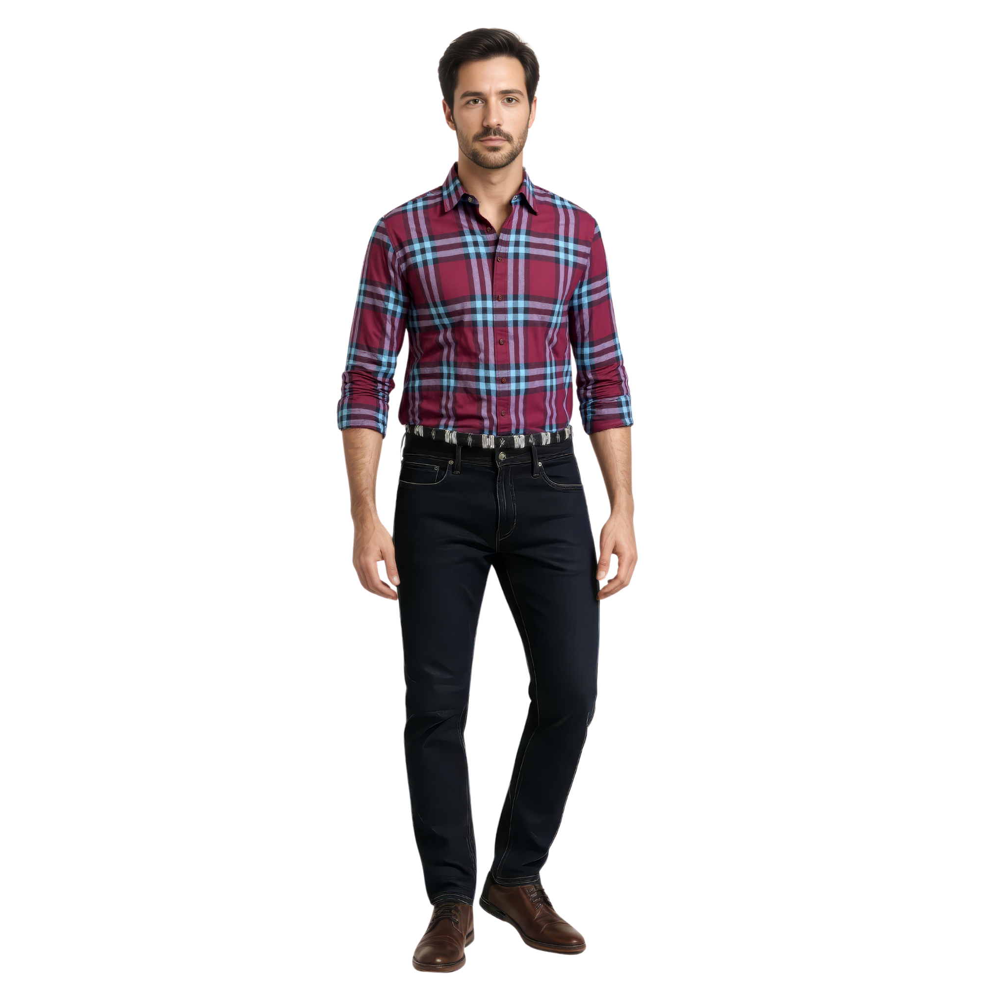 Mens Cotton Check Shirts