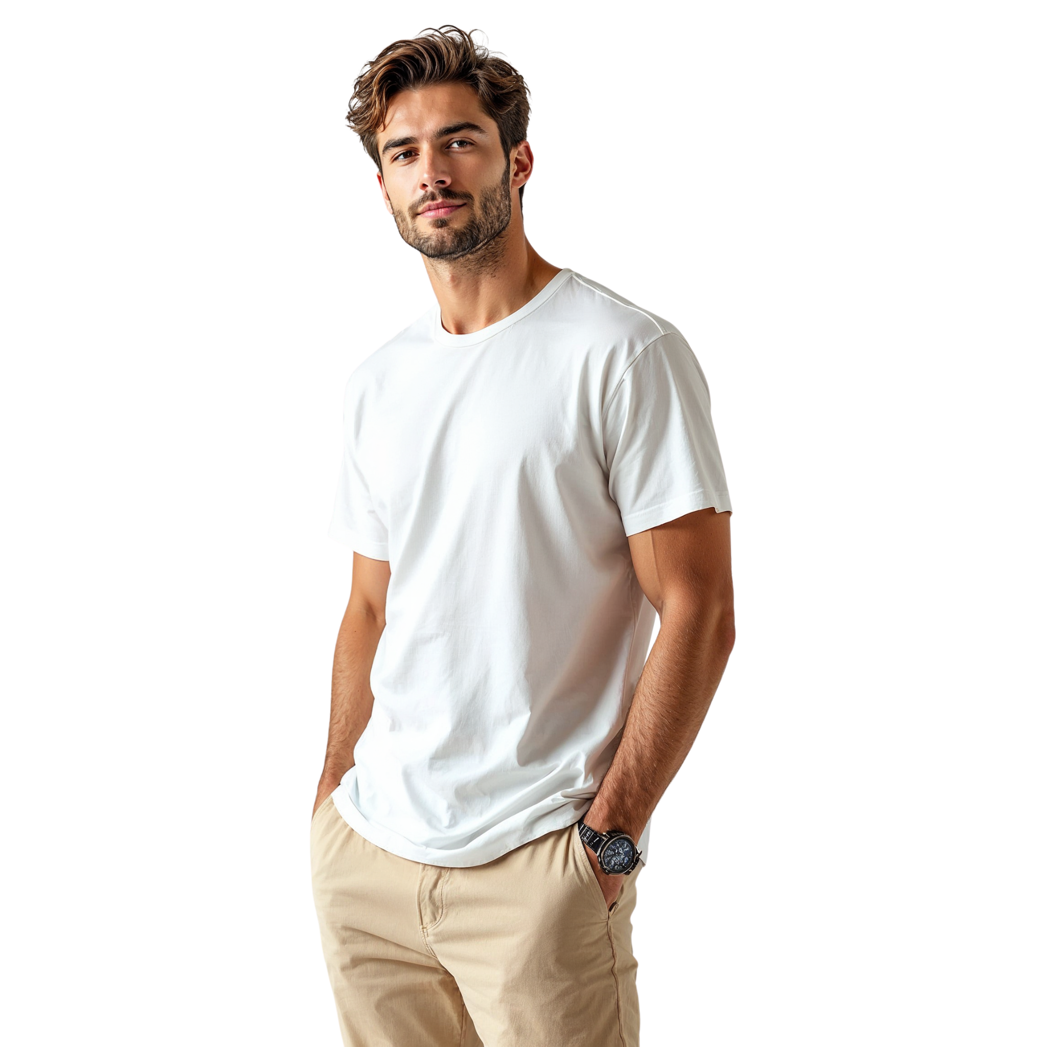 Premium Men’s 100% Cotton T-Shirt – Soft, Breathable & Perfect Fit