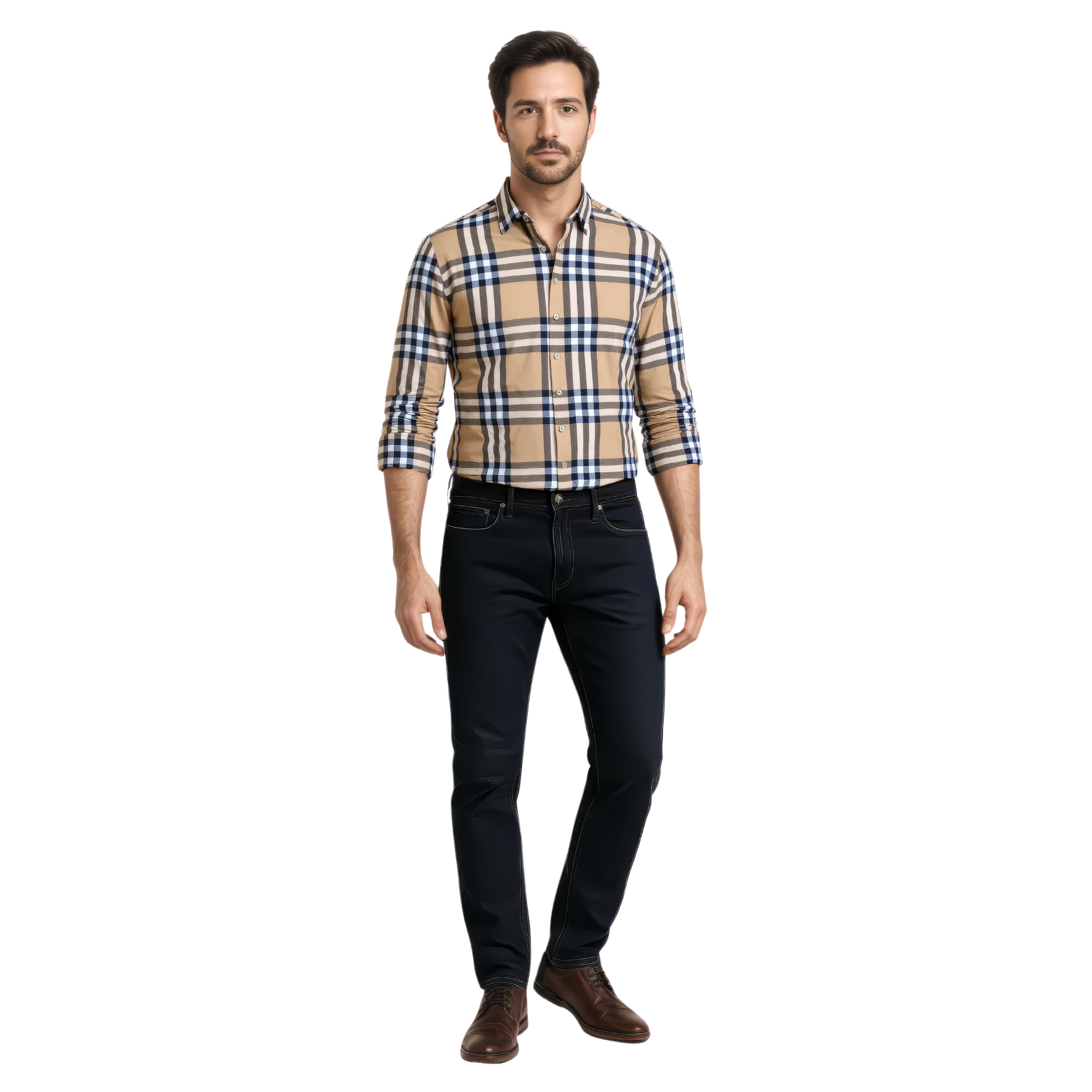 Mens Cotton Check Shirts