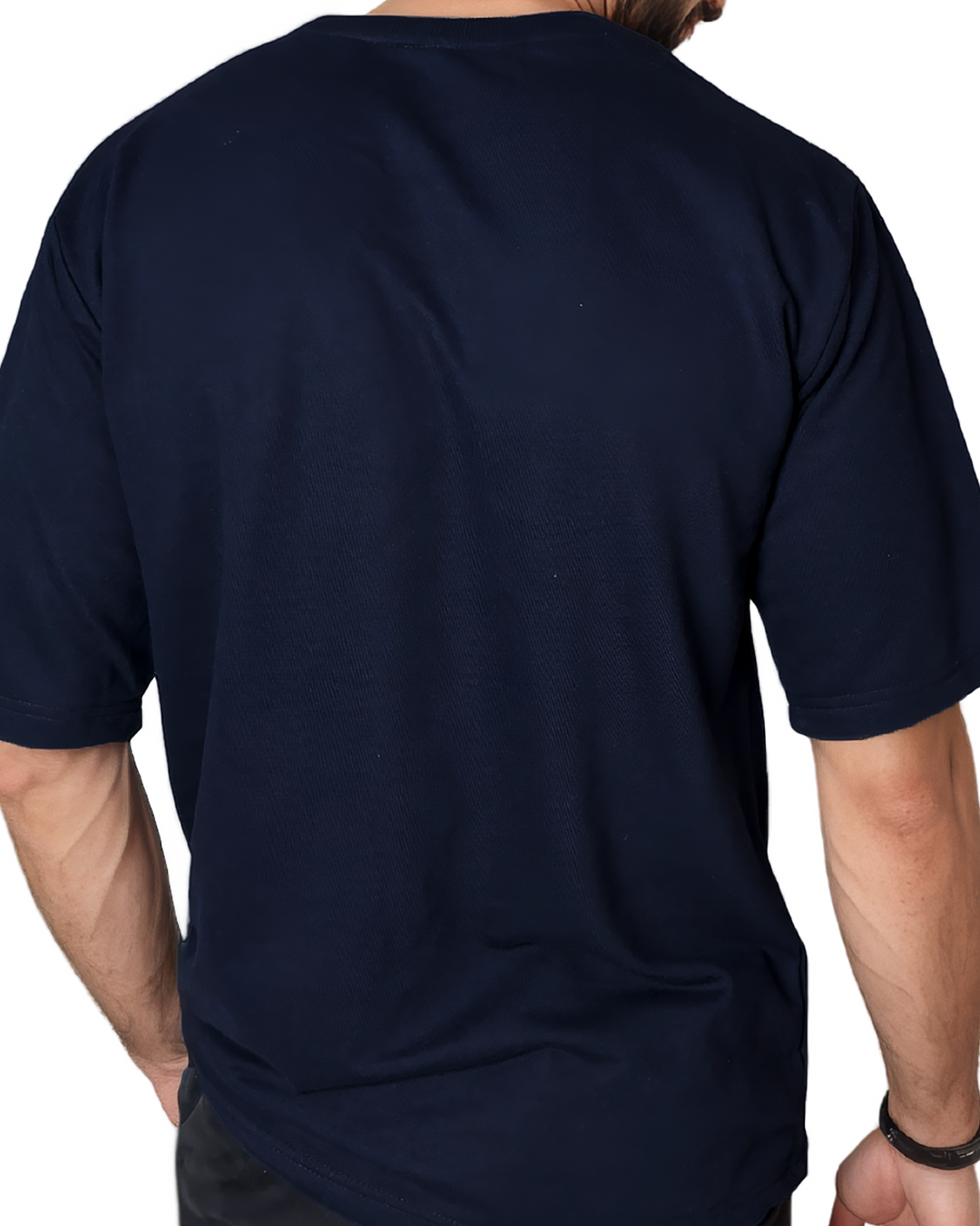Mens Oversized Navy Blue T-Shirt
