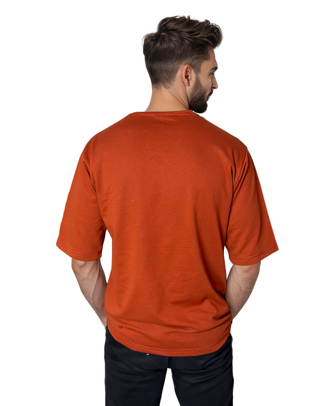 Mens Oversized Orange T-Shirt
