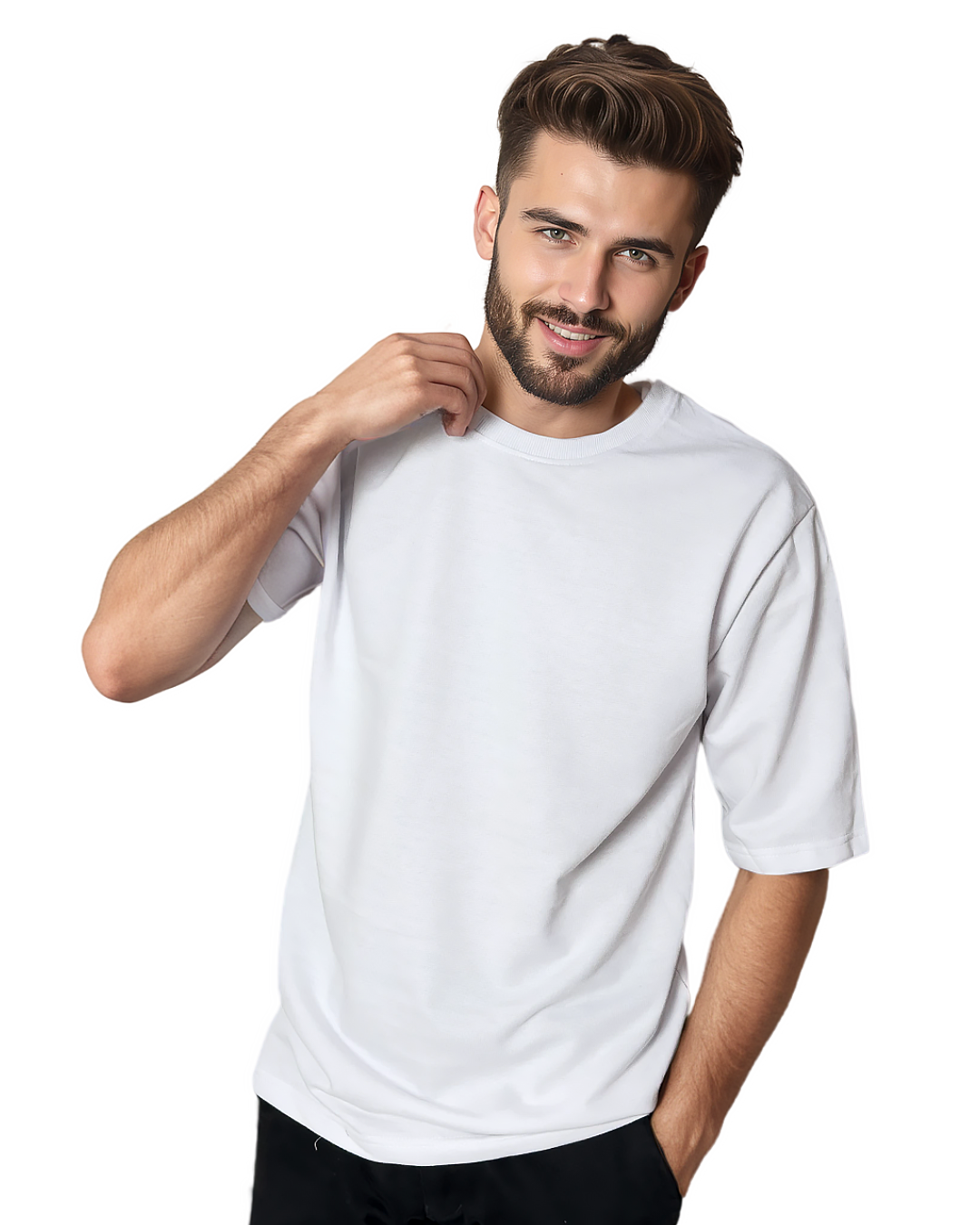 Mens Oversized White T-Shirt