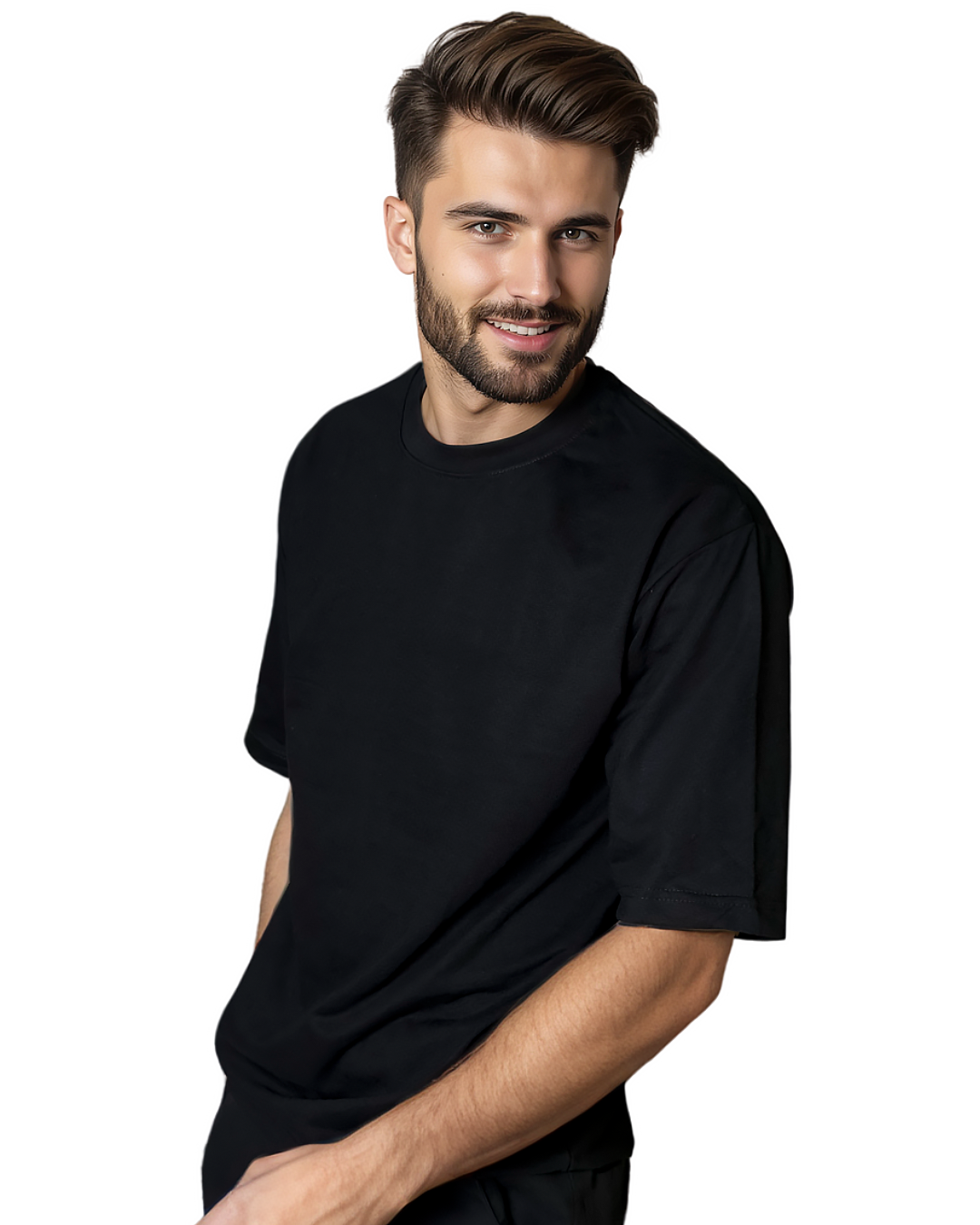 Mens Oversized Black T-Shirt