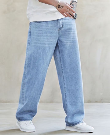 ANINCE Straight Baggy Jeans – Signature Relaxed Fit