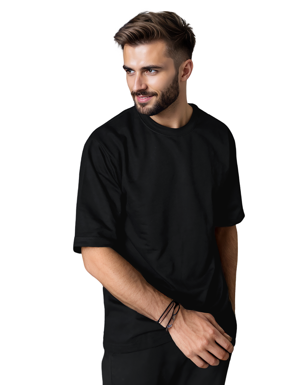 Mens Oversized Black T-Shirt
